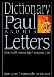 Tapa de Dictionary of Paul and his letters