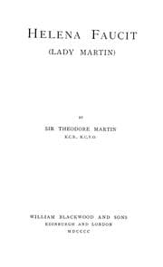 Tapa de Helena Faucit (Lady Martin)