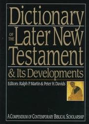 Tapa de Dictionary of the later New Testament & its developments