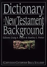 Tapa de Dictionary of New Testament background