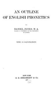 Tapa de An outline of English phonetics