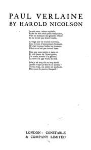Tapa de Paul Verlaine