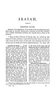 Tapa de The prophecies of Isaiah