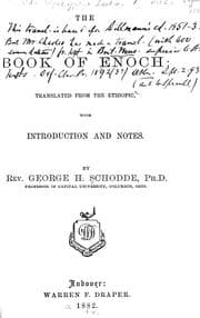 Tapa de The book of Enoch