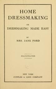 Tapa de Home dressmaking