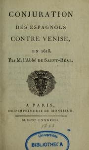 Tapa de Conjuration des Espagnols contre Venise en 1618
