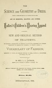 Tapa de The science and geometry of dress