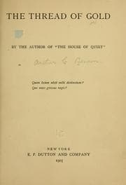 Tapa de The thread of gold