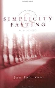 Tapa de Simplicity & Fasting (Spiritual Disciplines Bible Studies)