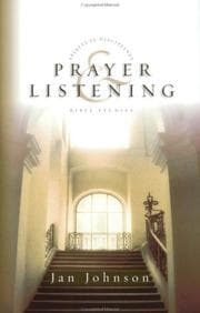 Tapa de Prayer & Listening (Spiritual Disciplines Bible Studies)