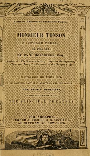 Tapa de Monsieur Tonson