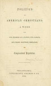 Tapa de Politics for American Christians