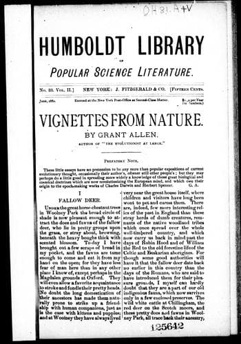 Tapa de Vignettes from nature
