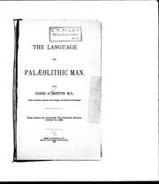 Tapa de The language of palaeolithic man