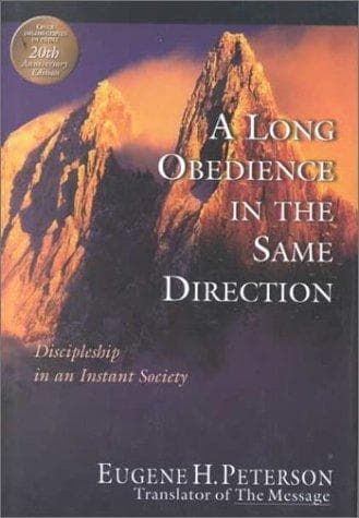 Tapa de A long obedience in the same direction