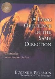 Tapa de A long obedience in the same direction
