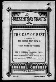 Tapa de The day of rest in relation to the world that now is and that which is to come