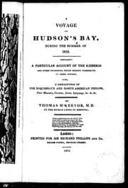 Tapa de A voyage to Hudson's Bay, during the summer of 1812