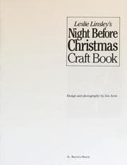 Tapa de Leslie Linsley's Night before Christmas craft book