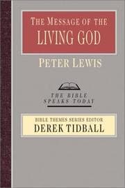 Tapa de The Message of the Living God