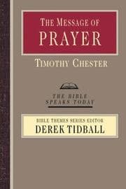 Tapa de The Message of Prayer (Bible Speaks Today)