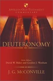Tapa de Deuteronomy