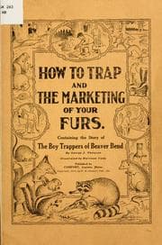 Tapa de How to trap and the marketing of your furs