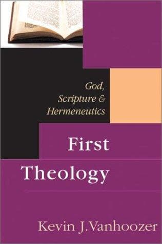 Tapa de First Theology