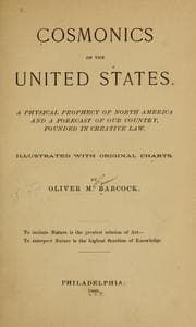 Tapa de Cosmonics of the United States