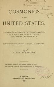 Tapa de Cosmonics of the United States