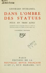 Tapa de Dans l'ombre des statues