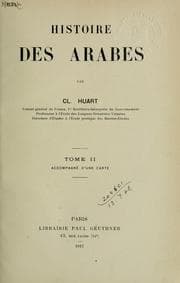 Tapa de Histoire des Arabes