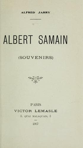 Tapa de Albert Samain