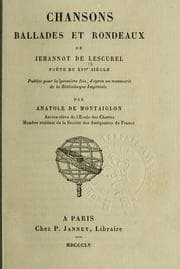 Tapa de Chansons, ballades et rondeaux