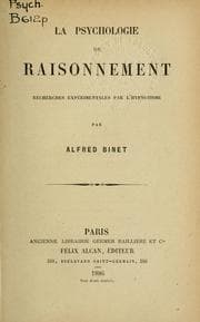 Tapa de La psychologie du raisonnement
