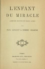 Tapa de L'enfant du miracle