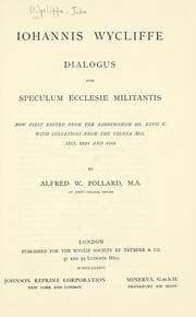 Tapa de Dialogus, sive, Speculum ecclesie militantis