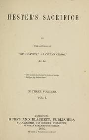 Tapa de Hester's sacrifice