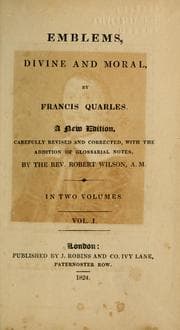 Tapa de Emblems, divine and moral