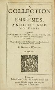 Tapa de A collection of emblemes, ancient and moderne