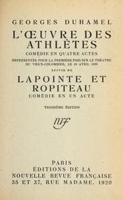 Tapa de L'oeuvre des athletes