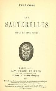 Tapa de Les sauterelles