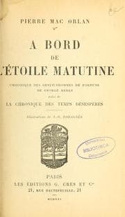 Tapa de A bord de l'Étoile Matutine