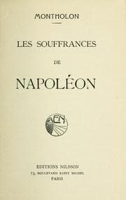 Tapa de Les souffrances de Napoléon