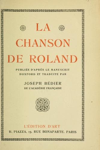 Tapa de La chanson de Roland