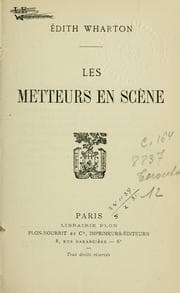 Tapa de Les metteurs en scene