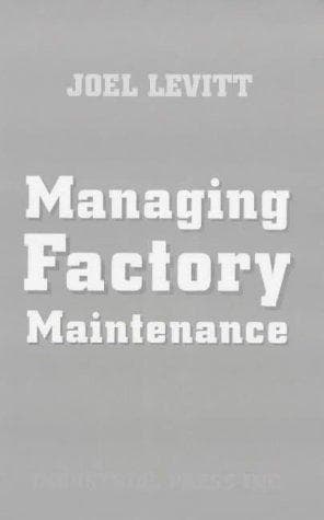 Tapa de Managing factory maintenance