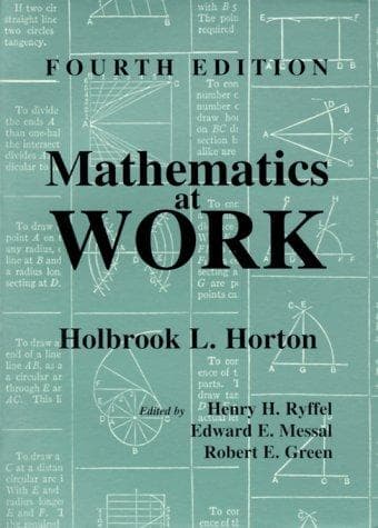 Tapa de Mathematics at work