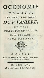 Tapa de Oeconomie rurale