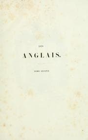 Tapa de Les anglais peints par eux-mêmes